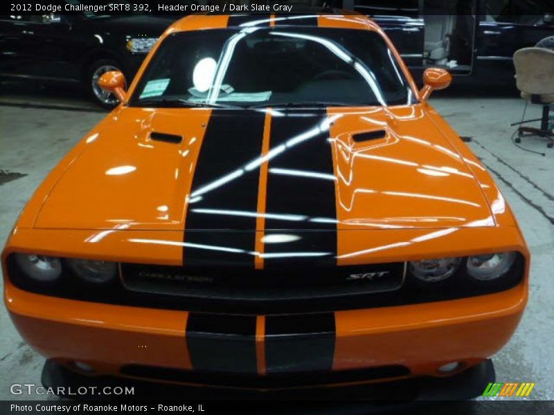  2012 Challenger SRT8 392 Header Orange