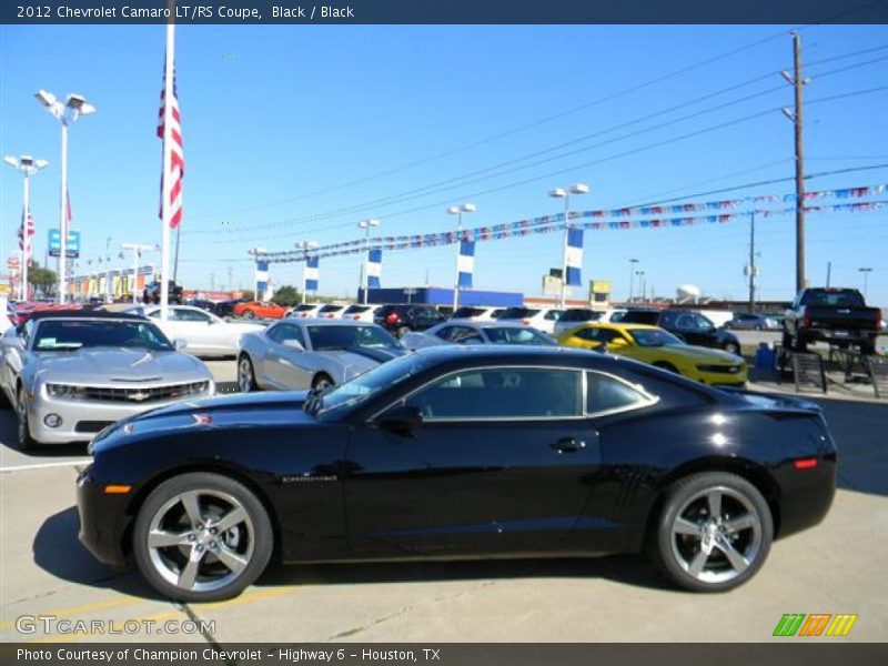 Black / Black 2012 Chevrolet Camaro LT/RS Coupe