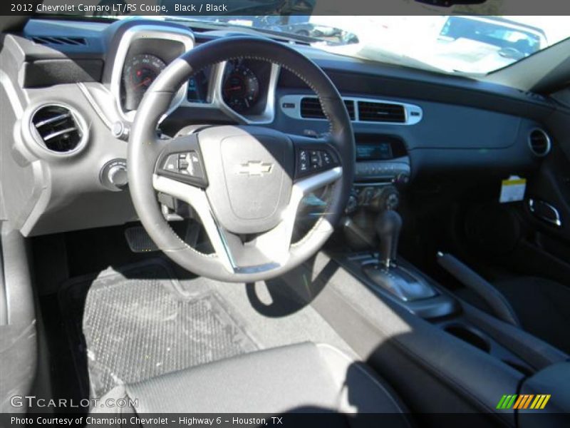 Black / Black 2012 Chevrolet Camaro LT/RS Coupe