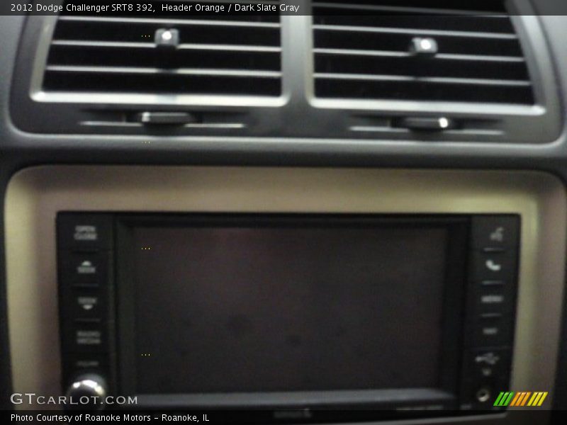 Header Orange / Dark Slate Gray 2012 Dodge Challenger SRT8 392