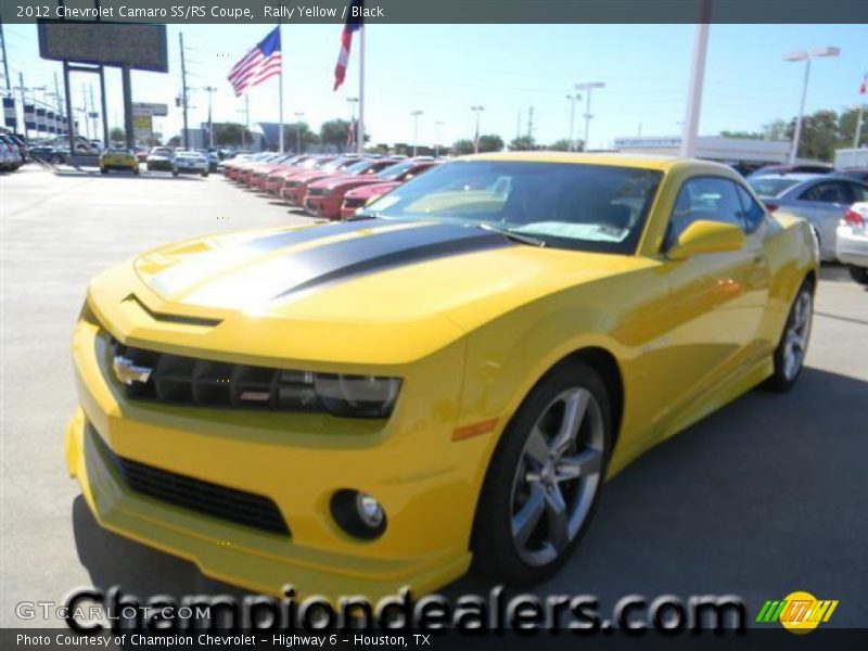 Rally Yellow / Black 2012 Chevrolet Camaro SS/RS Coupe