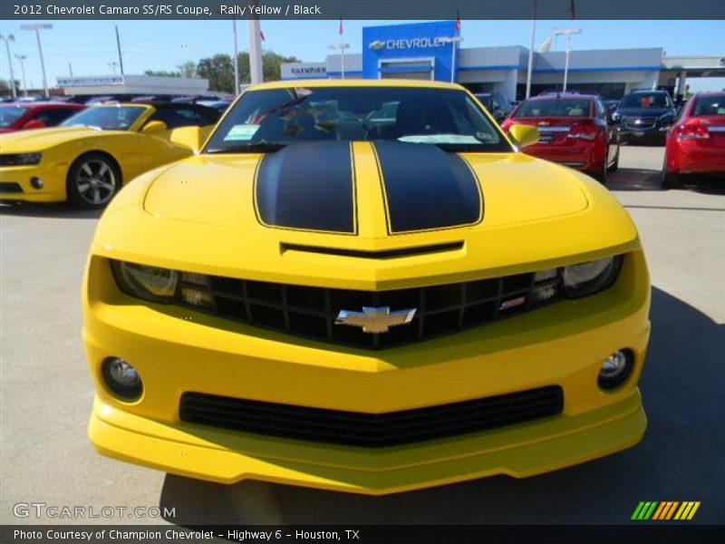 Rally Yellow / Black 2012 Chevrolet Camaro SS/RS Coupe