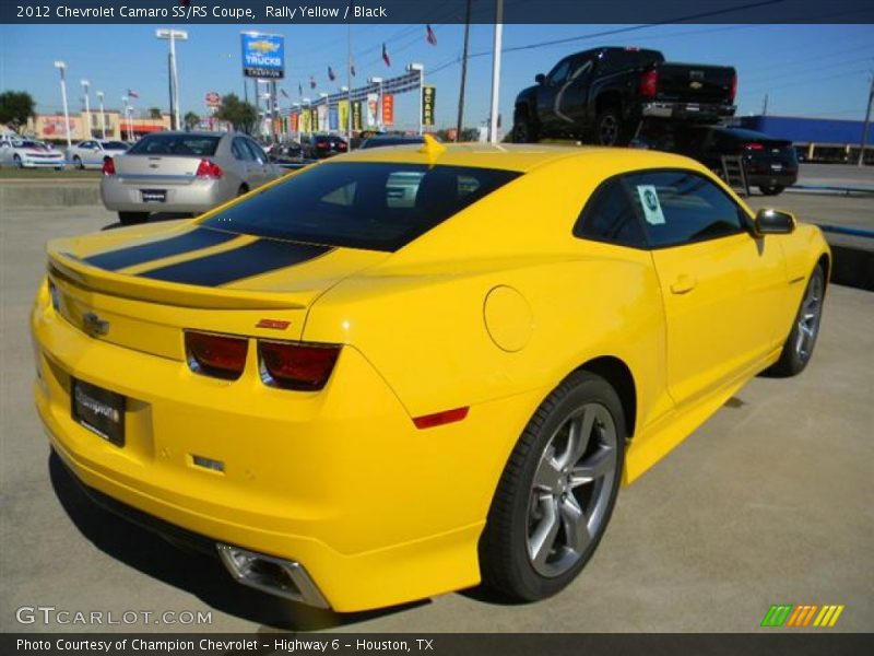 Rally Yellow / Black 2012 Chevrolet Camaro SS/RS Coupe