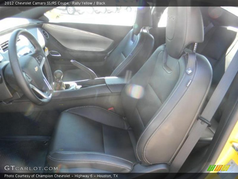 Rally Yellow / Black 2012 Chevrolet Camaro SS/RS Coupe