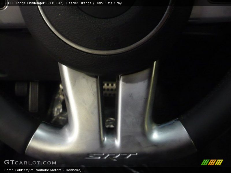 Header Orange / Dark Slate Gray 2012 Dodge Challenger SRT8 392