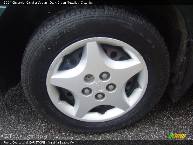 Dark Green Metallic / Graphite 2004 Chevrolet Cavalier Sedan