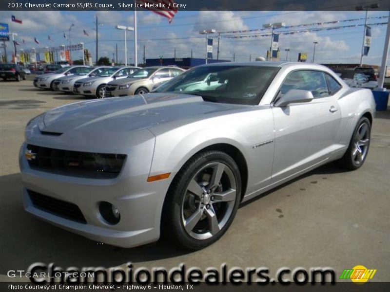 Silver Ice Metallic / Gray 2012 Chevrolet Camaro SS/RS Coupe