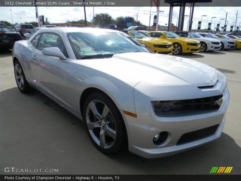 Silver Ice Metallic / Gray 2012 Chevrolet Camaro SS/RS Coupe