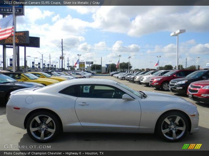 Silver Ice Metallic / Gray 2012 Chevrolet Camaro SS/RS Coupe