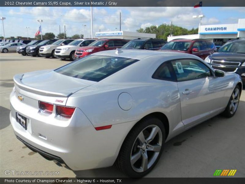 Silver Ice Metallic / Gray 2012 Chevrolet Camaro SS/RS Coupe