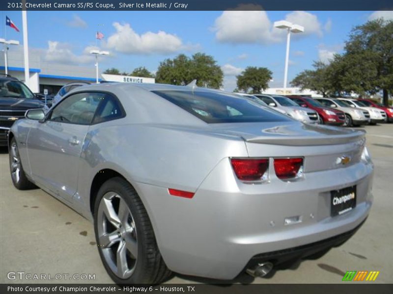 Silver Ice Metallic / Gray 2012 Chevrolet Camaro SS/RS Coupe
