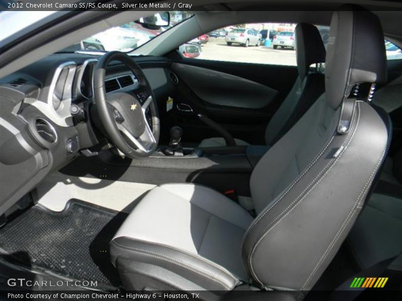 Silver Ice Metallic / Gray 2012 Chevrolet Camaro SS/RS Coupe