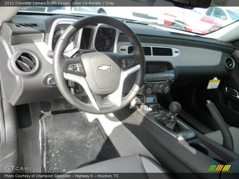 Silver Ice Metallic / Gray 2012 Chevrolet Camaro SS/RS Coupe