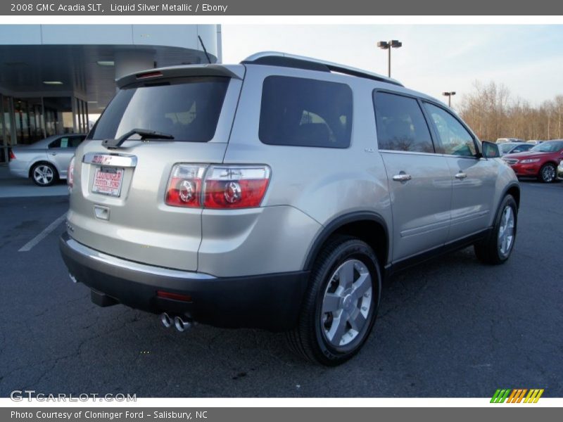 Liquid Silver Metallic / Ebony 2008 GMC Acadia SLT