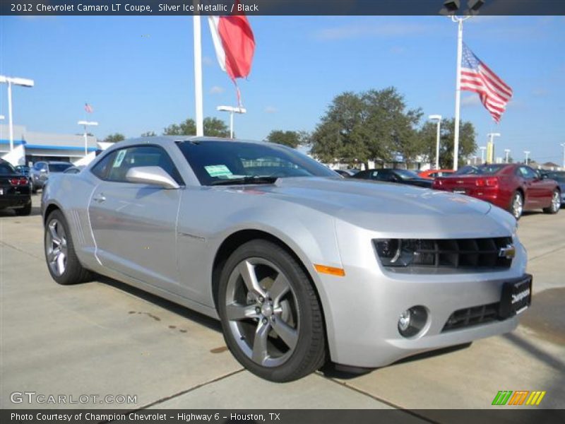 Silver Ice Metallic / Black 2012 Chevrolet Camaro LT Coupe