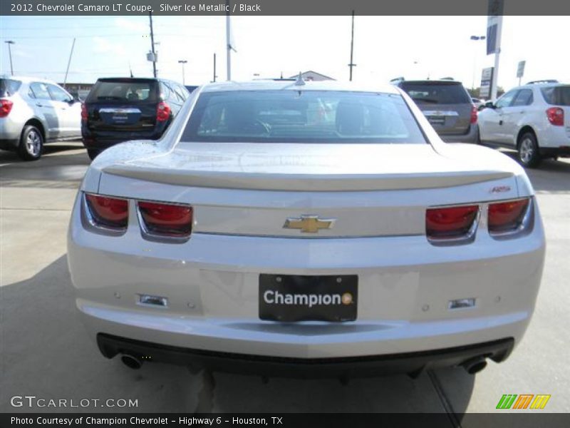 Silver Ice Metallic / Black 2012 Chevrolet Camaro LT Coupe