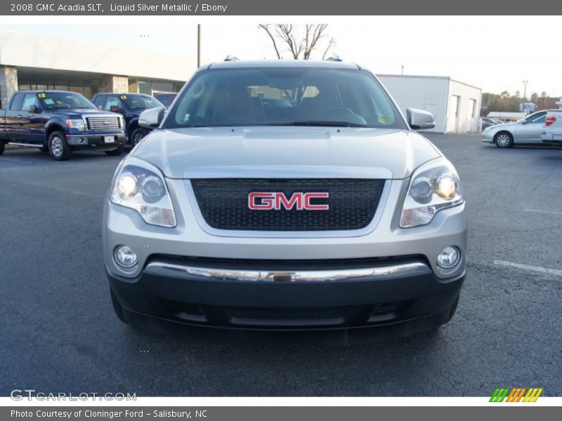 Liquid Silver Metallic / Ebony 2008 GMC Acadia SLT