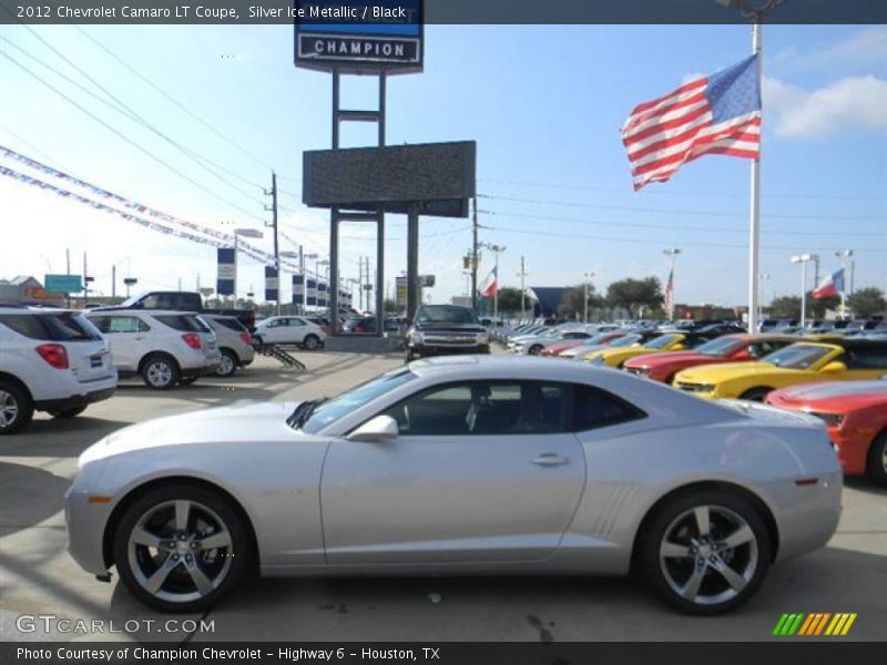Silver Ice Metallic / Black 2012 Chevrolet Camaro LT Coupe