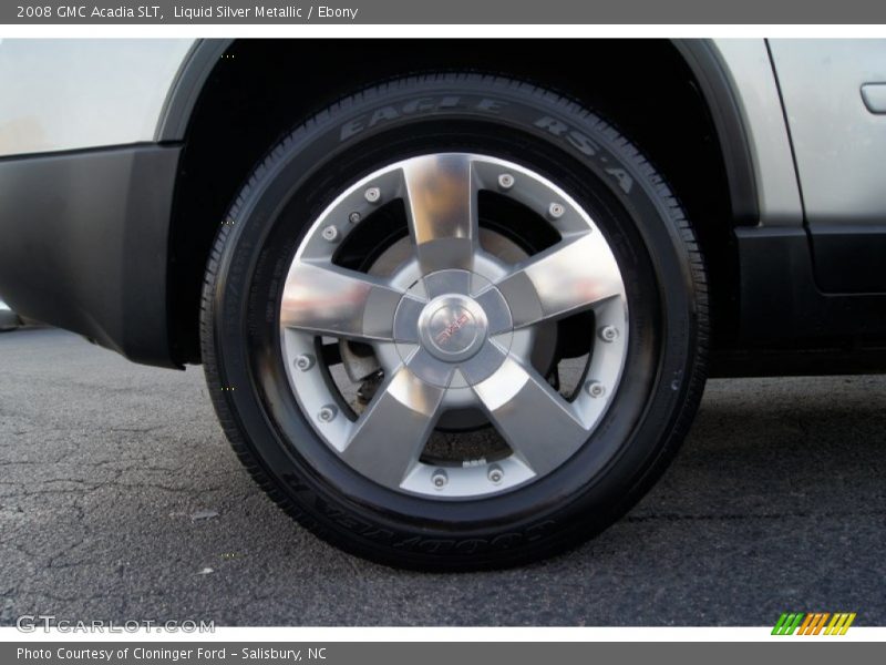 Liquid Silver Metallic / Ebony 2008 GMC Acadia SLT