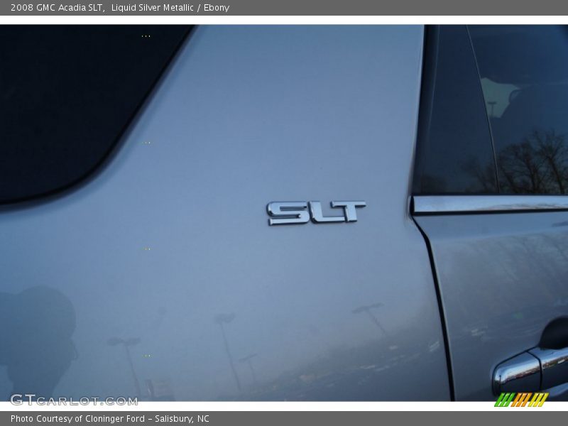 Liquid Silver Metallic / Ebony 2008 GMC Acadia SLT