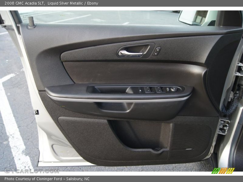 Liquid Silver Metallic / Ebony 2008 GMC Acadia SLT