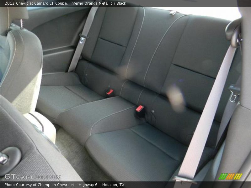 Inferno Orange Metallic / Black 2012 Chevrolet Camaro LT Coupe