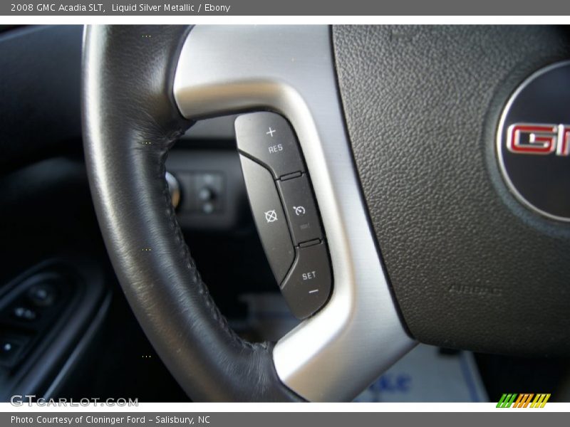 Liquid Silver Metallic / Ebony 2008 GMC Acadia SLT