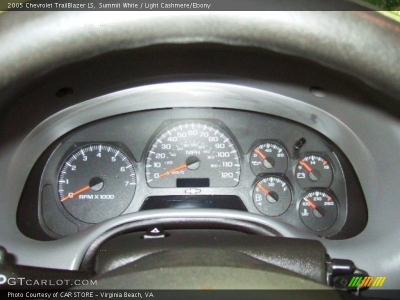 Summit White / Light Cashmere/Ebony 2005 Chevrolet TrailBlazer LS