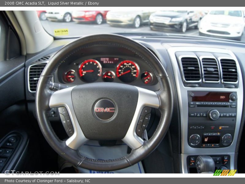 Liquid Silver Metallic / Ebony 2008 GMC Acadia SLT