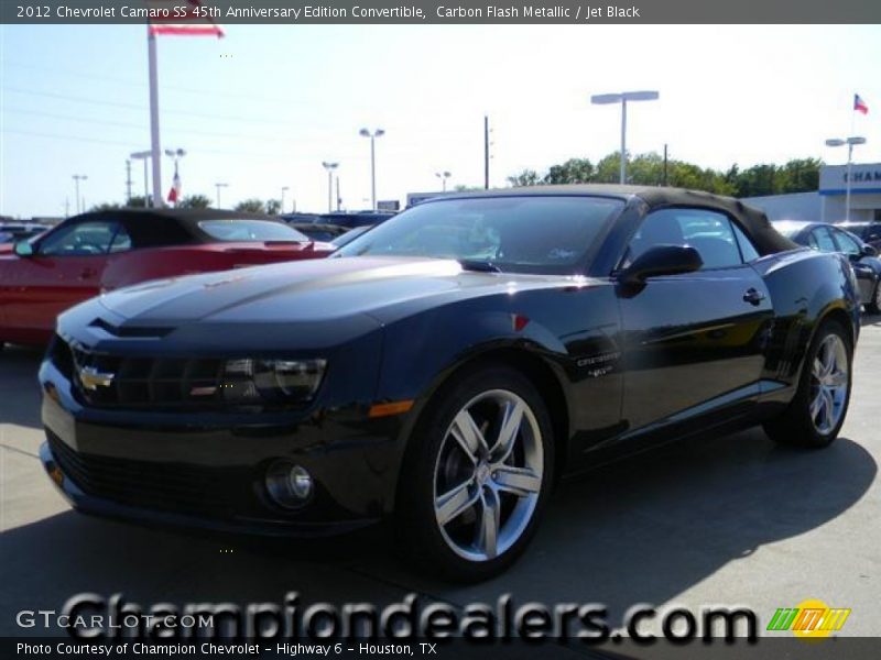Carbon Flash Metallic / Jet Black 2012 Chevrolet Camaro SS 45th Anniversary Edition Convertible