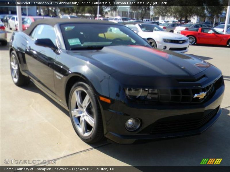 Carbon Flash Metallic / Jet Black 2012 Chevrolet Camaro SS 45th Anniversary Edition Convertible
