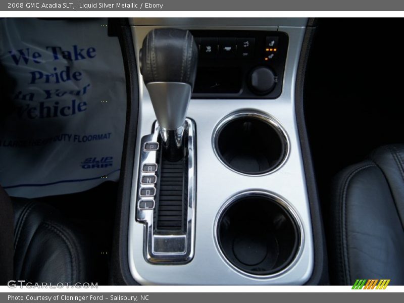 Liquid Silver Metallic / Ebony 2008 GMC Acadia SLT