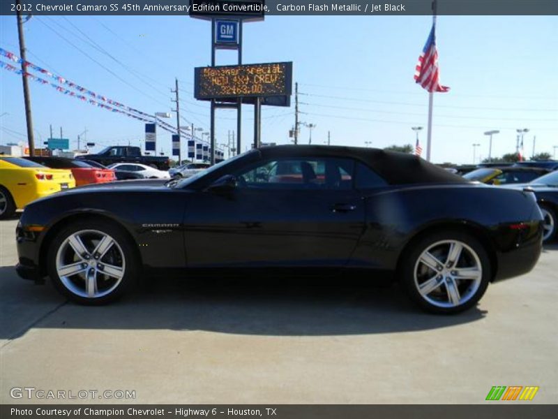 Carbon Flash Metallic / Jet Black 2012 Chevrolet Camaro SS 45th Anniversary Edition Convertible