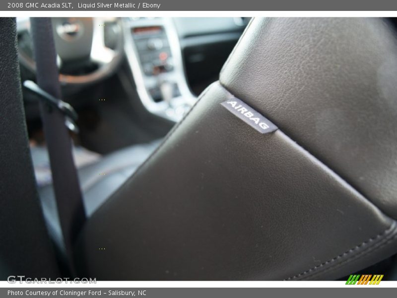 Liquid Silver Metallic / Ebony 2008 GMC Acadia SLT