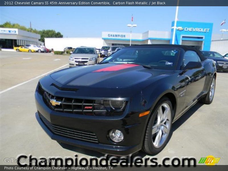 Carbon Flash Metallic / Jet Black 2012 Chevrolet Camaro SS 45th Anniversary Edition Convertible