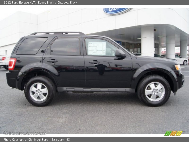 Ebony Black / Charcoal Black 2012 Ford Escape XLT