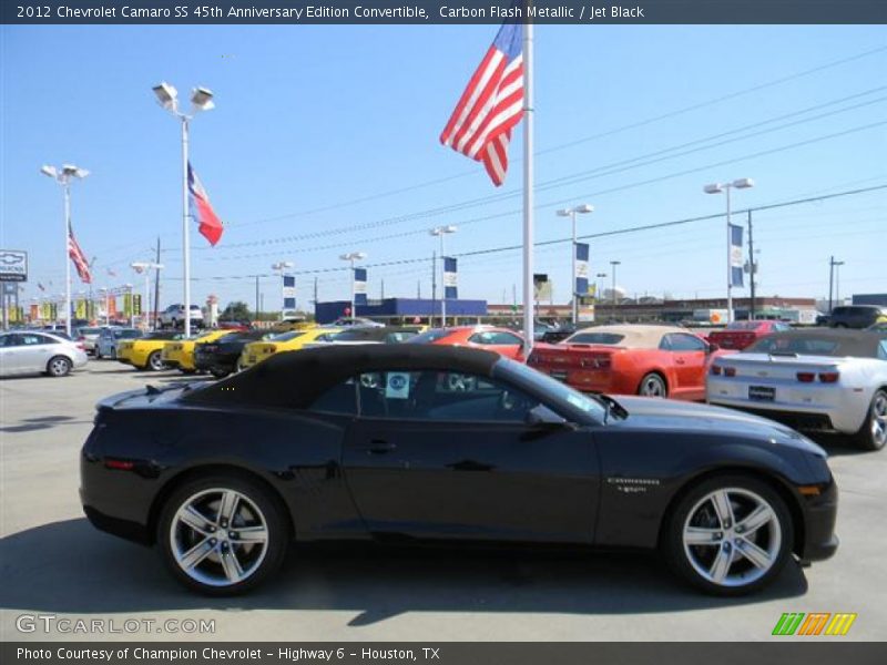 Carbon Flash Metallic / Jet Black 2012 Chevrolet Camaro SS 45th Anniversary Edition Convertible