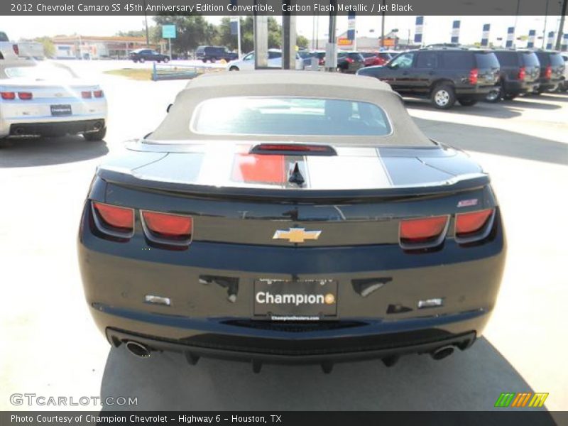 Carbon Flash Metallic / Jet Black 2012 Chevrolet Camaro SS 45th Anniversary Edition Convertible