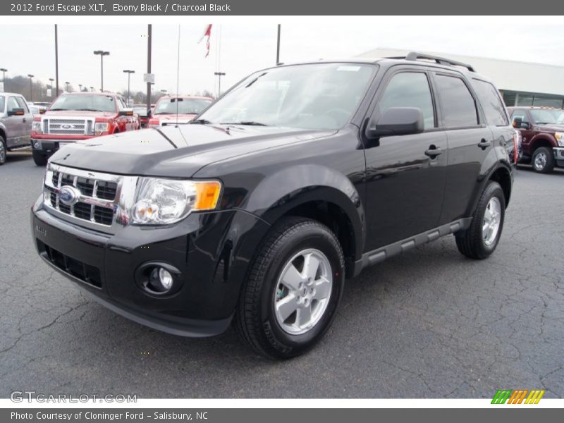 Ebony Black / Charcoal Black 2012 Ford Escape XLT