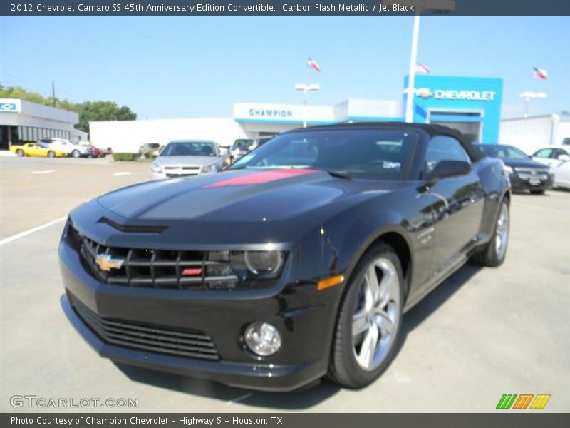 Carbon Flash Metallic / Jet Black 2012 Chevrolet Camaro SS 45th Anniversary Edition Convertible