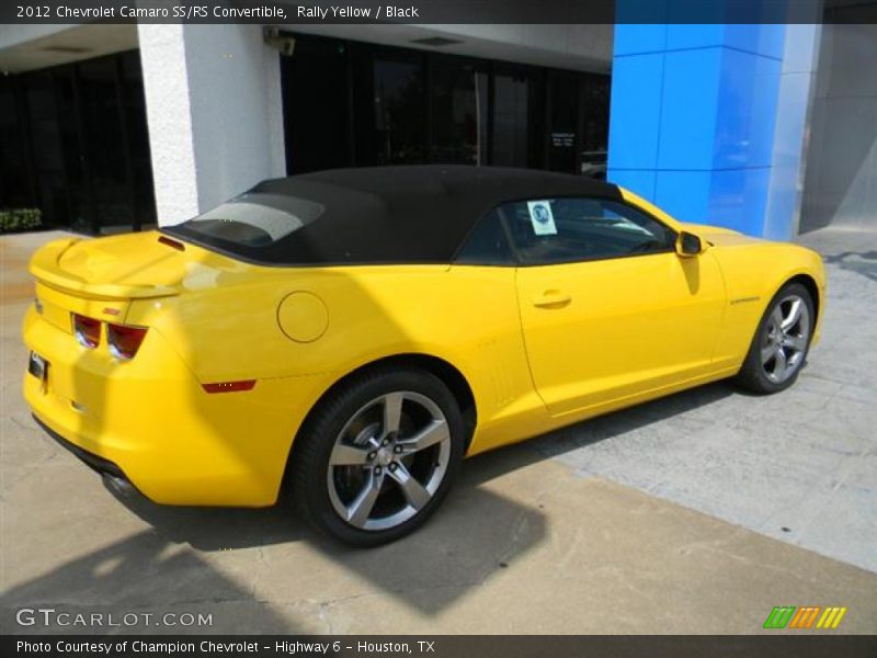 Rally Yellow / Black 2012 Chevrolet Camaro SS/RS Convertible