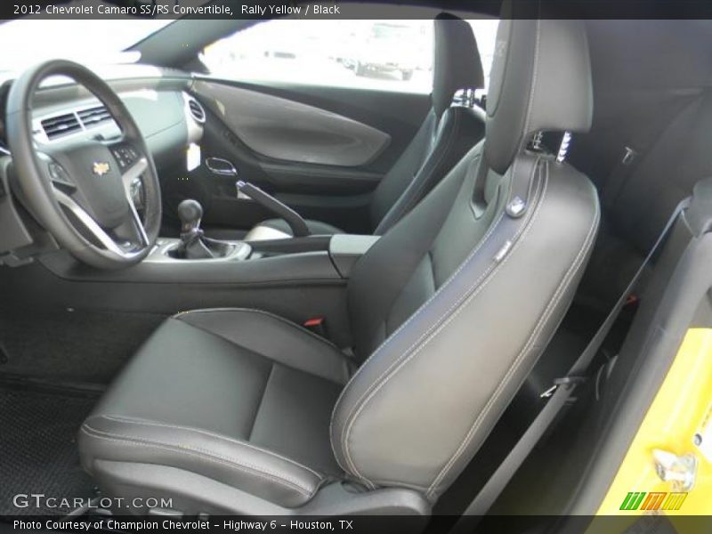 Rally Yellow / Black 2012 Chevrolet Camaro SS/RS Convertible