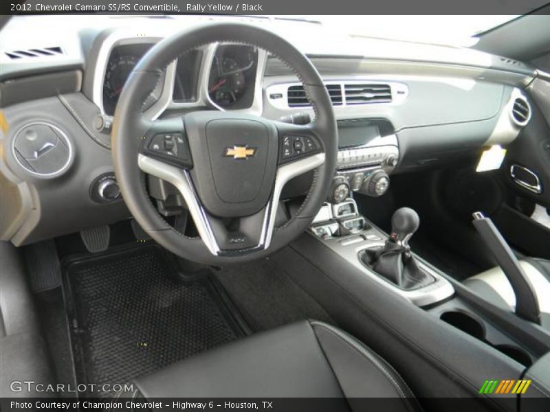 Rally Yellow / Black 2012 Chevrolet Camaro SS/RS Convertible