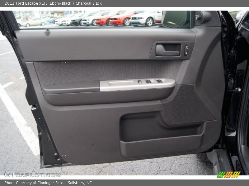 Ebony Black / Charcoal Black 2012 Ford Escape XLT