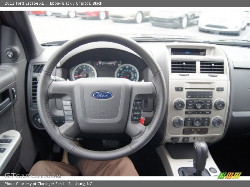 Ebony Black / Charcoal Black 2012 Ford Escape XLT