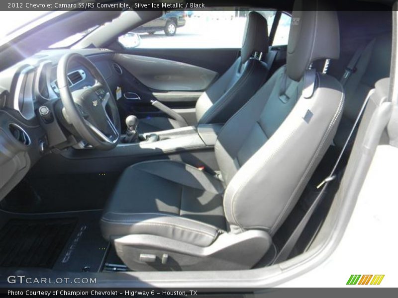 Silver Ice Metallic / Black 2012 Chevrolet Camaro SS/RS Convertible