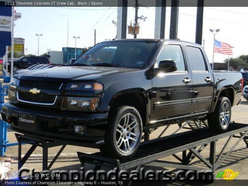 Black / Ebony 2012 Chevrolet Colorado LT Crew Cab