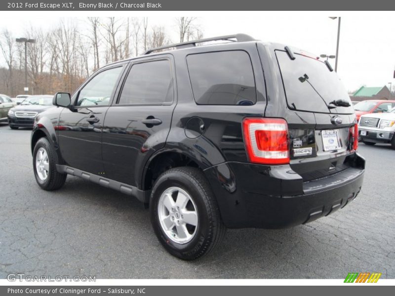 Ebony Black / Charcoal Black 2012 Ford Escape XLT