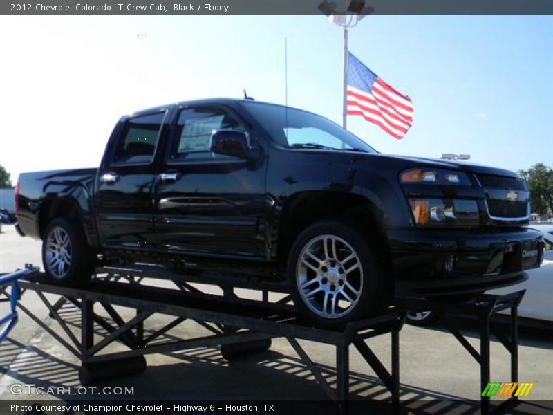 Black / Ebony 2012 Chevrolet Colorado LT Crew Cab