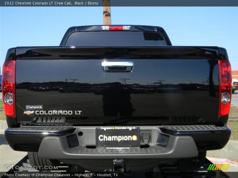 Black / Ebony 2012 Chevrolet Colorado LT Crew Cab